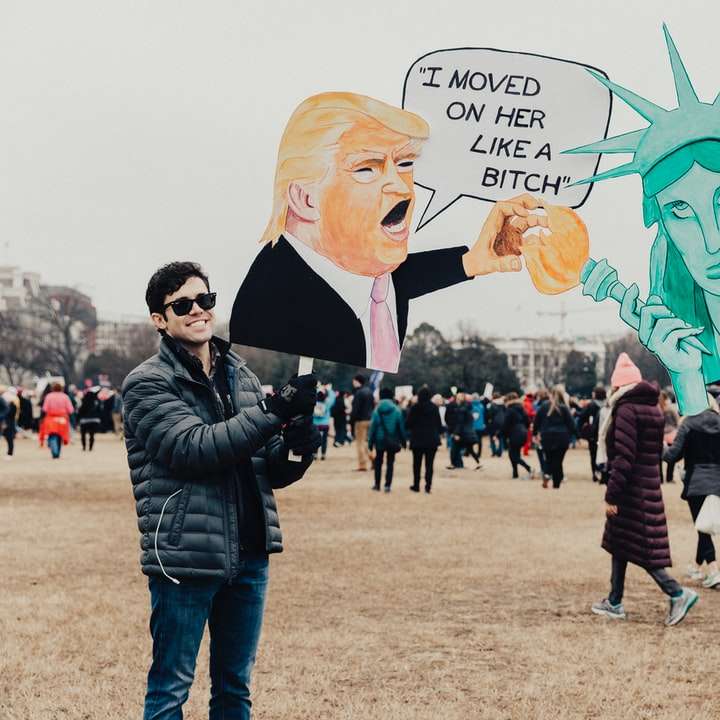 marcha das mulheres em Washington puzzle deslizante online