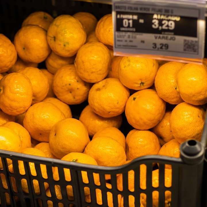Mandarine Lebensmittel Supermarkt Schiebepuzzle online