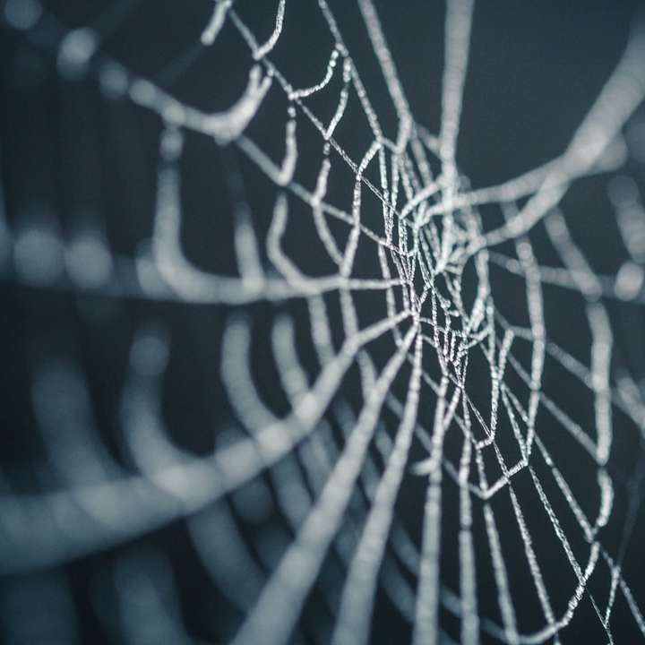 selektive Fokusfotografie von Spinnennetz Schiebepuzzle online