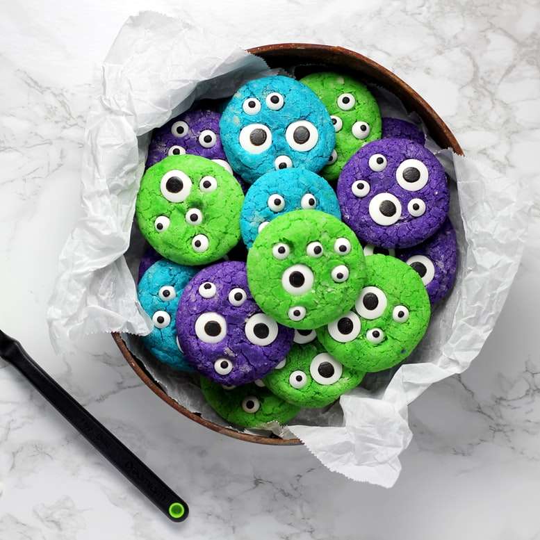 "Monster" Crinkle Cookies glidande pussel online