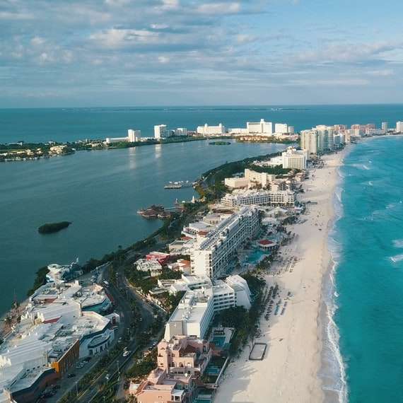 Cancun-kusten glidande pussel online
