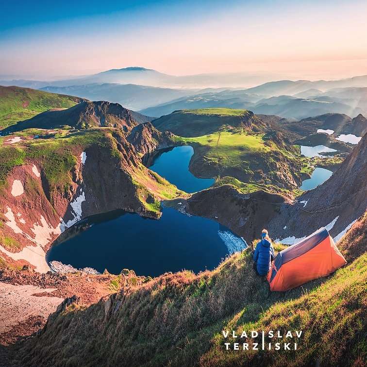 sedm Rilských jezer posuvné puzzle online