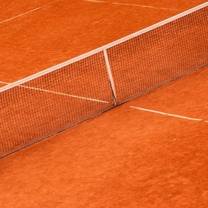 bílá a hnědá tenisová síť posuvné puzzle online