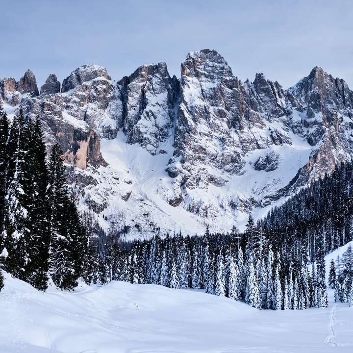 заснежена планина онлайн пъзел