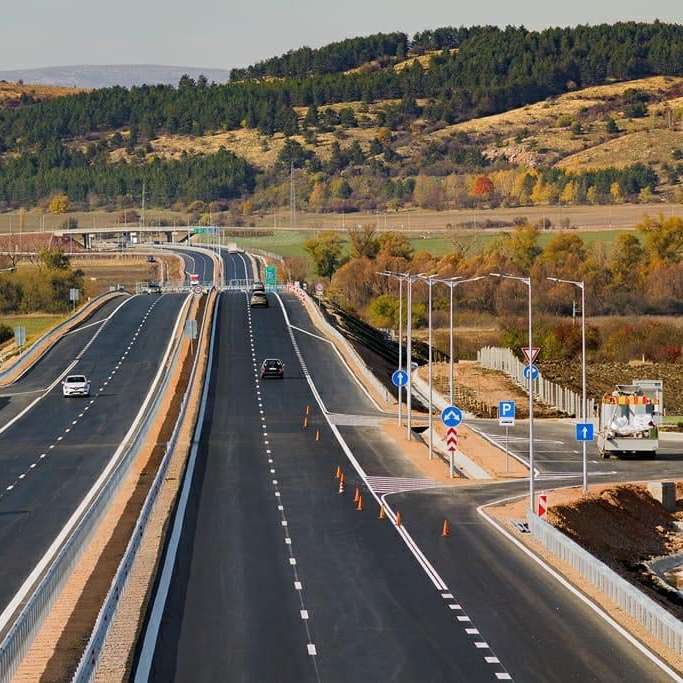 motorvägen Europa glidande pussel online