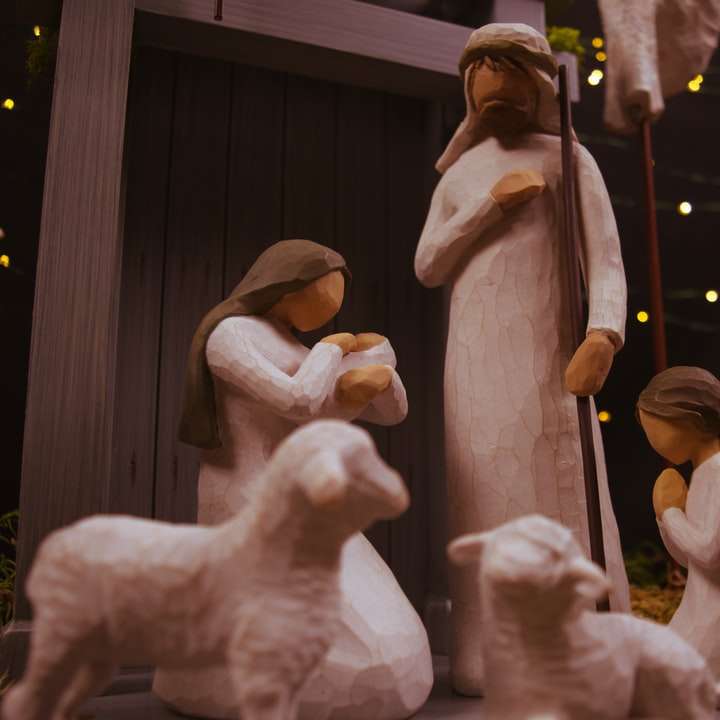 Het kerststal beeldje schuifpuzzel online