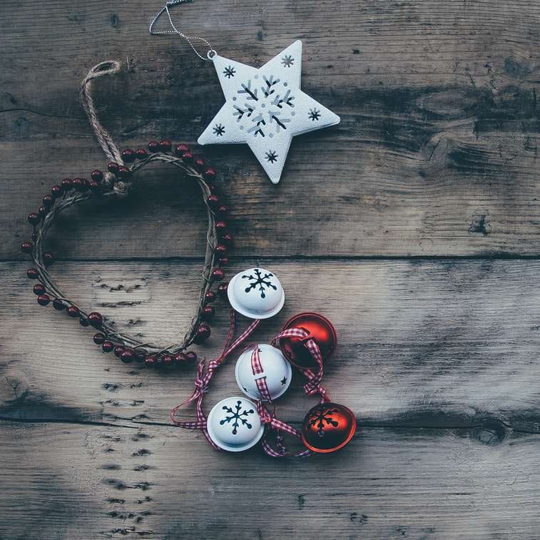 flat lay photography of several hanging ornaments sliding puzzle online