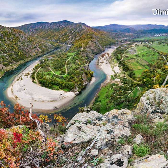 view of the river Arda online puzzle