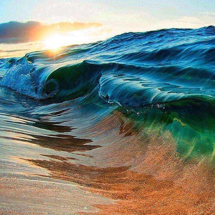 solens och havets färger glidande pussel online