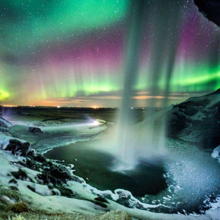 colori dell'aurora boreale puzzle scorrevole online