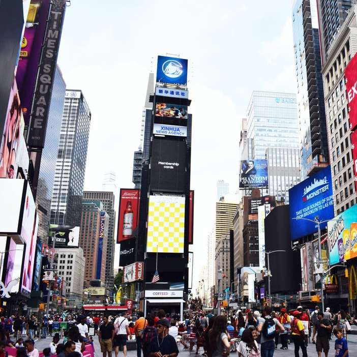 Нью-Йорк Таймс-сквер, Нью-Йорк розсувний пазл онлайн