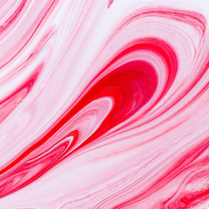 rosa und weiße abstrakte Malerei Schiebepuzzle online