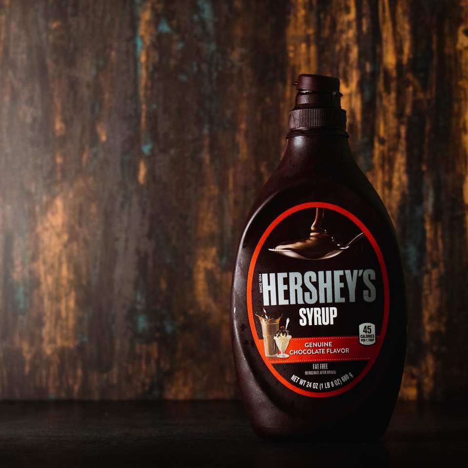 butelka syropu czekoladowego hersheys puzzle przesuwne online