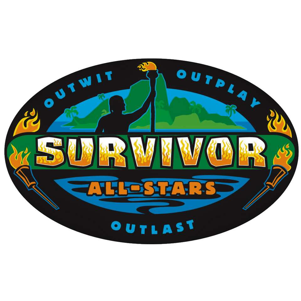 Логотип Survivor All Star скользящая головоломка