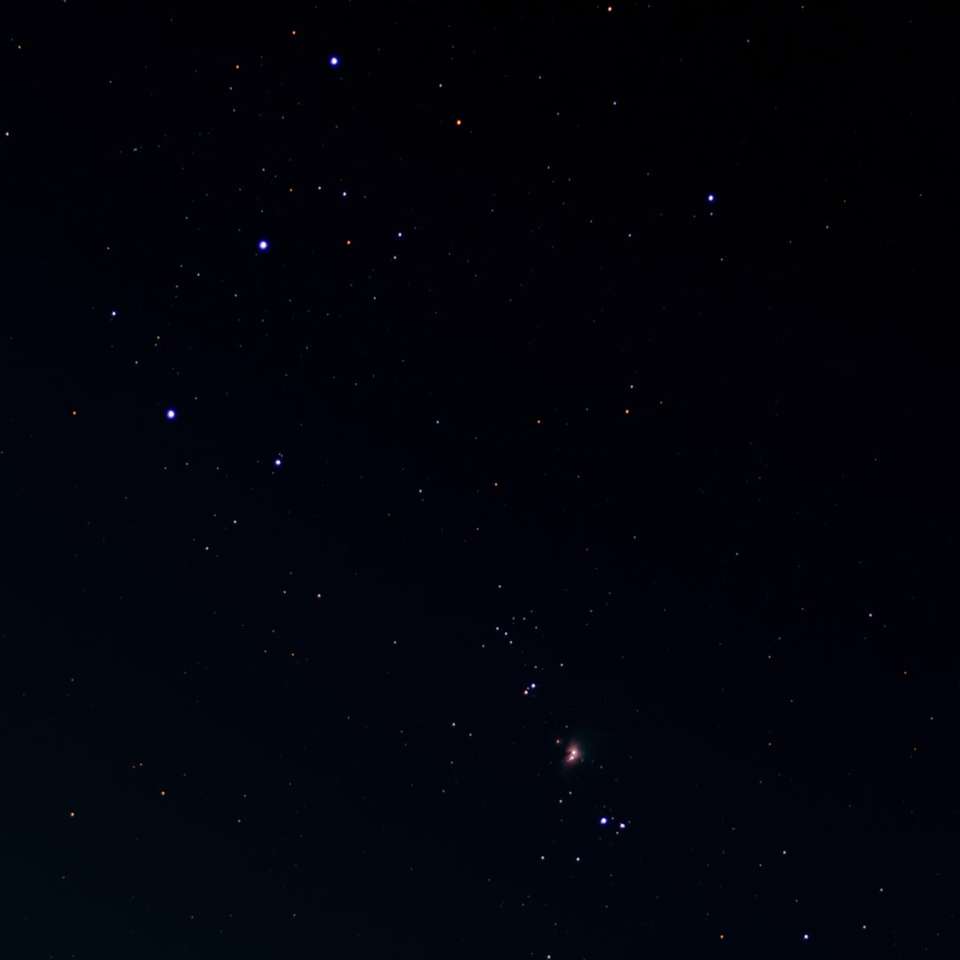 estrelas no céu durante a noite puzzle online