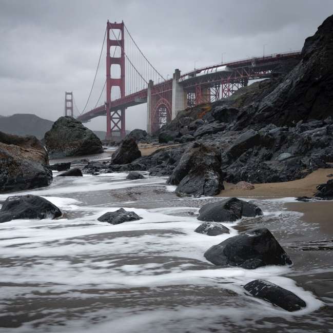 мост Золотые Ворота Сан-Франциско Калифорния раздвижная головоломка онлайн