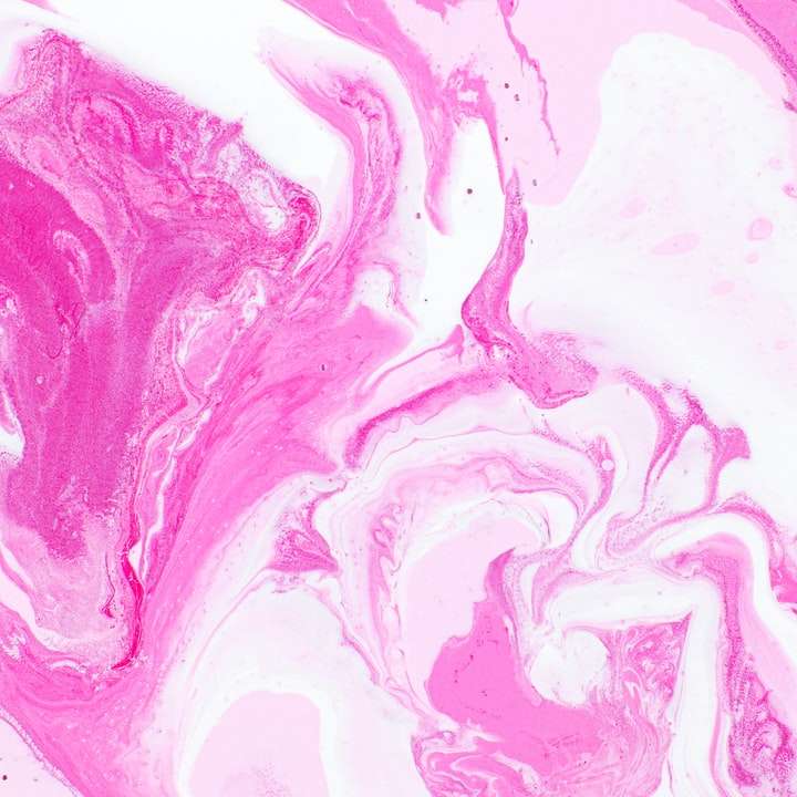 rosa och vit abstrakt målning Pussel online