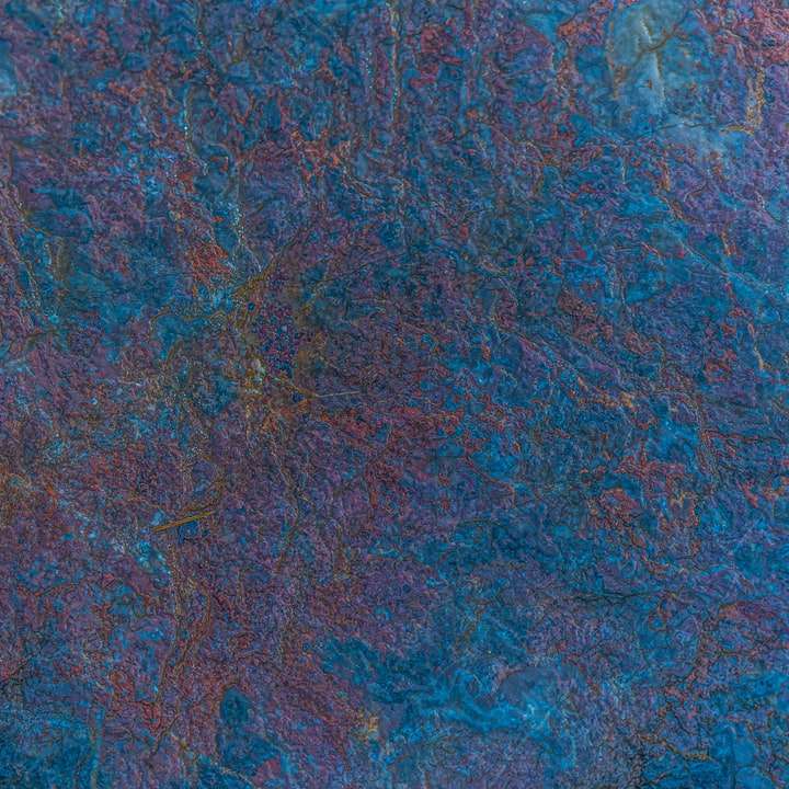 blå och svart abstrakt målning Pussel online