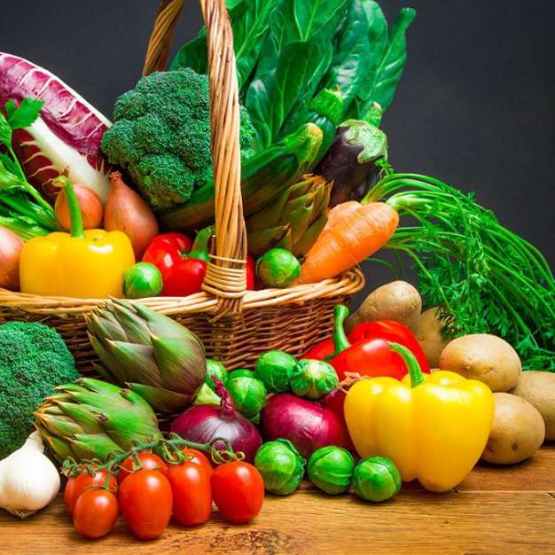 gesundes Obst und Gemüse Online-Puzzle