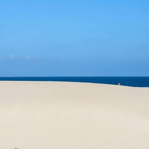 praia de areia branca durante o dia puzzle deslizante online