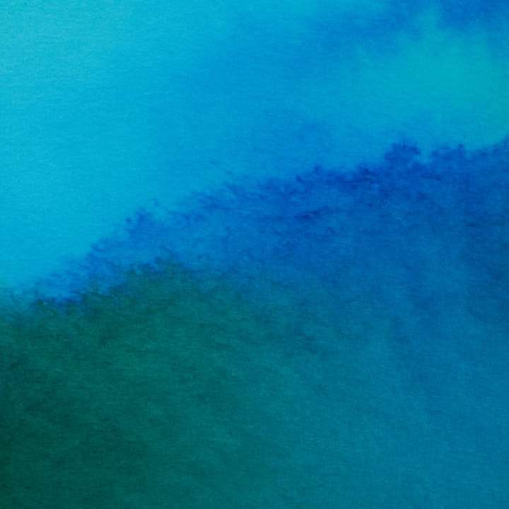 blauw en wit abstract schilderij schuifpuzzel online
