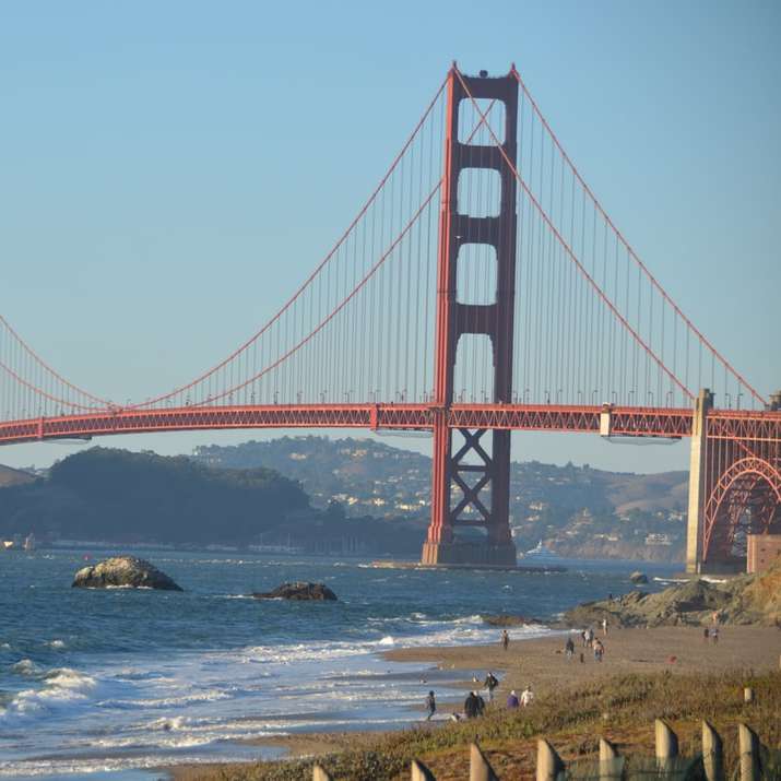 most Golden Gate v San Francisku v Kalifornii posuvné puzzle online