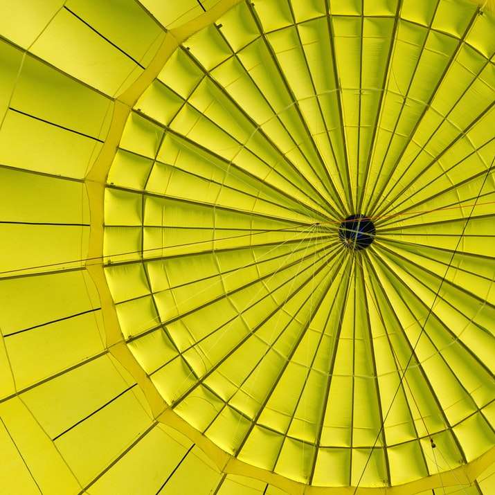 yellow and white round ceiling online puzzle