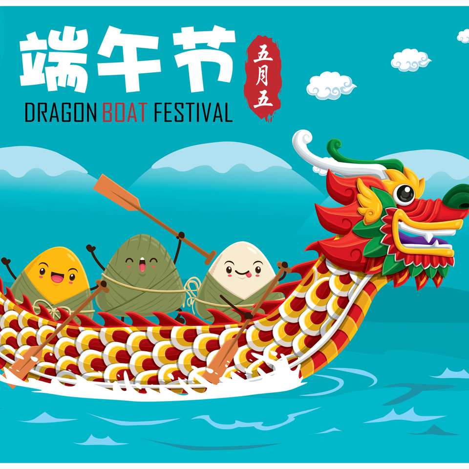 Festival de bateaux de dragon puzzle en ligne