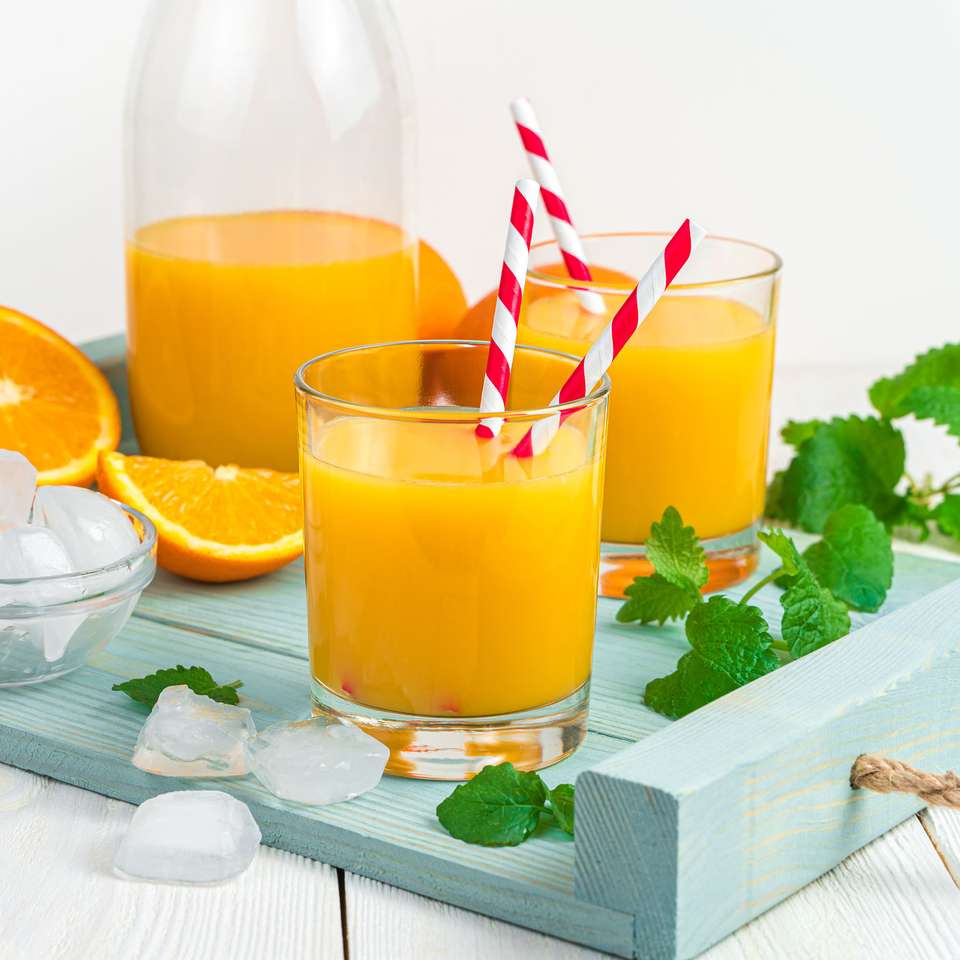 zumo de naranja puzzle deslizante online
