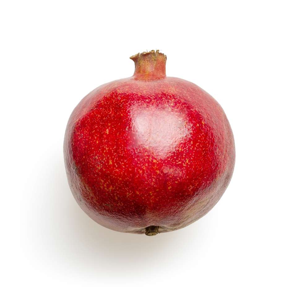 Rode appel op wit oppervlak online puzzel