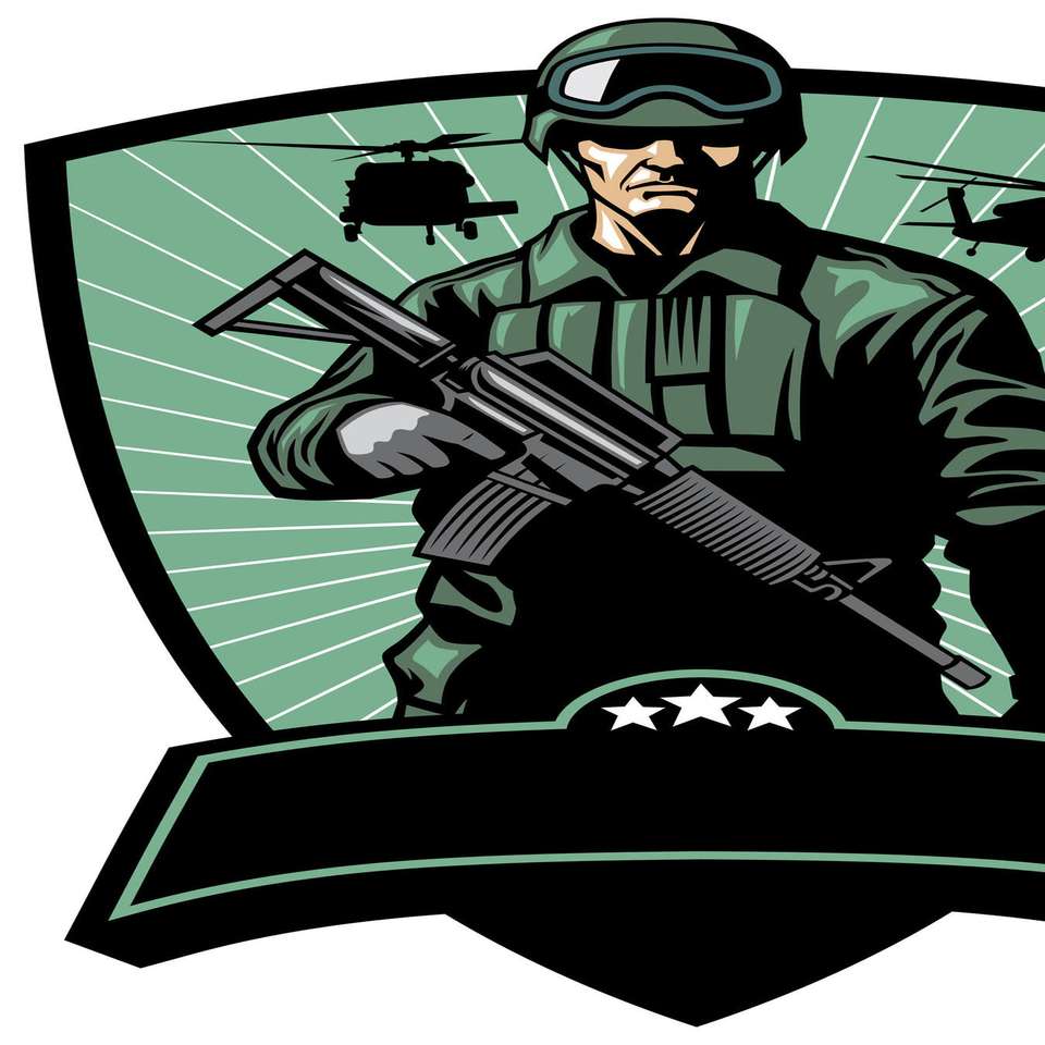 Badge do soldado puzzle online