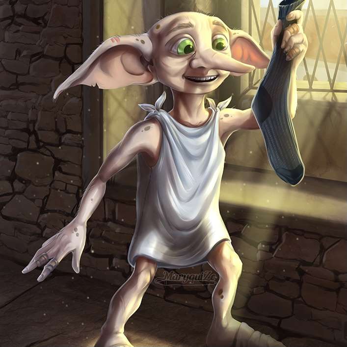 Dobby, o elfo doméstico puzzle online