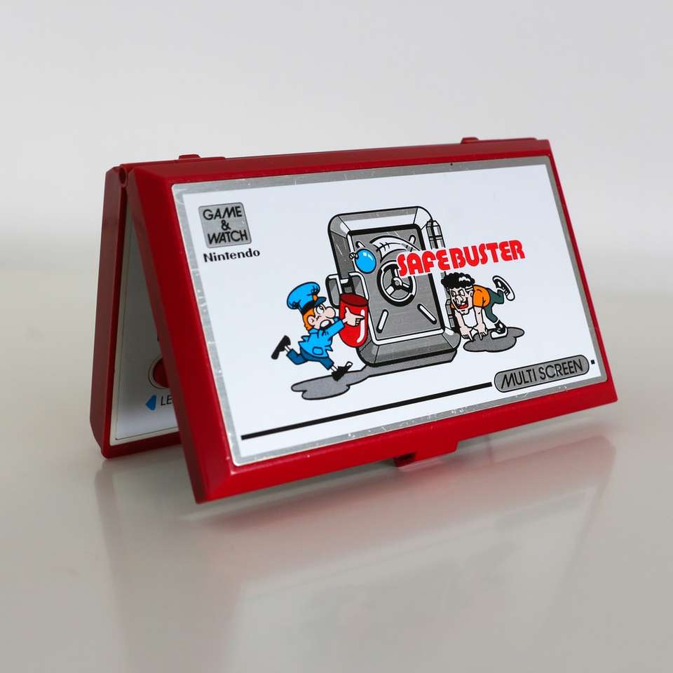 rot-weiße Mickey Mouse Druckbox Online-Puzzle