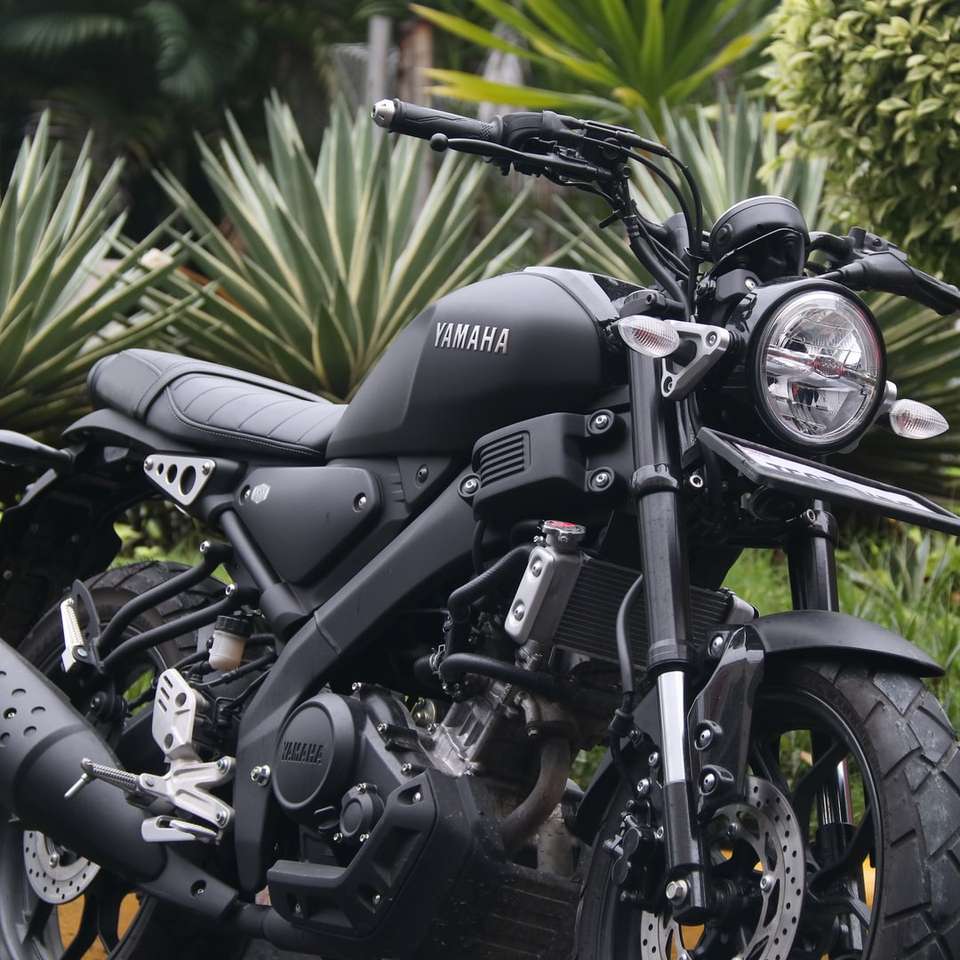 fekete és ezüst cirkáló motorkerékpár online puzzle