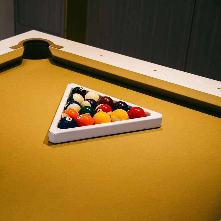 billiard balls on billiard table sliding puzzle online