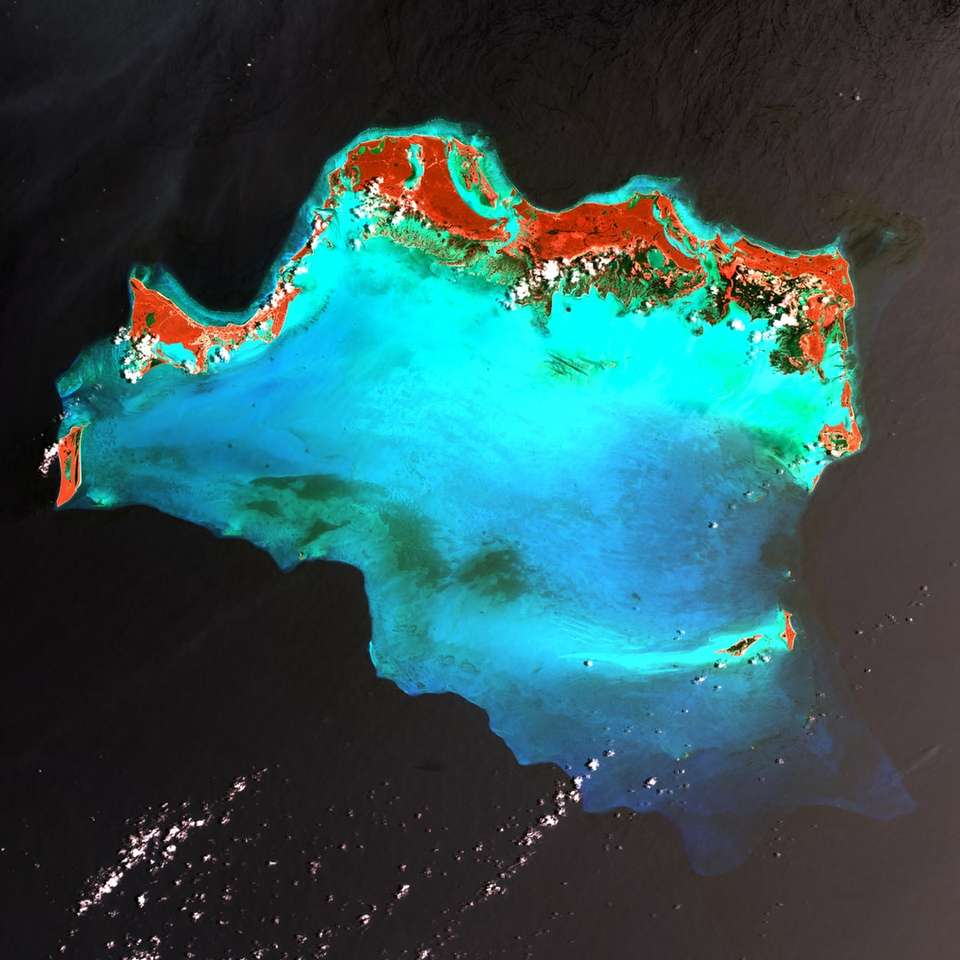 luchtfotografie van waterlichaam schuifpuzzel online