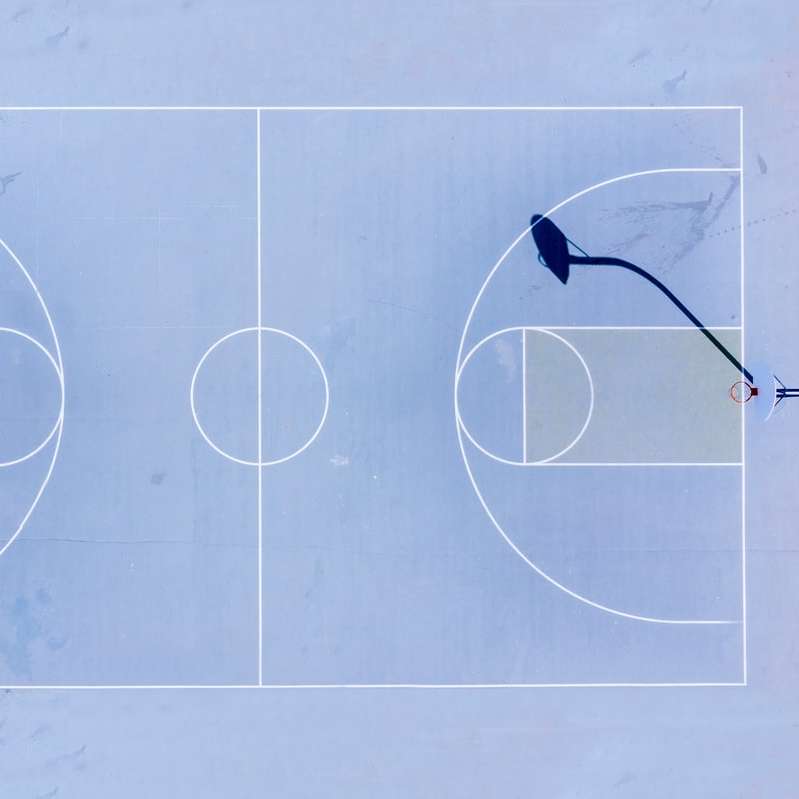 kosárlabdapálya illusztráció online puzzle