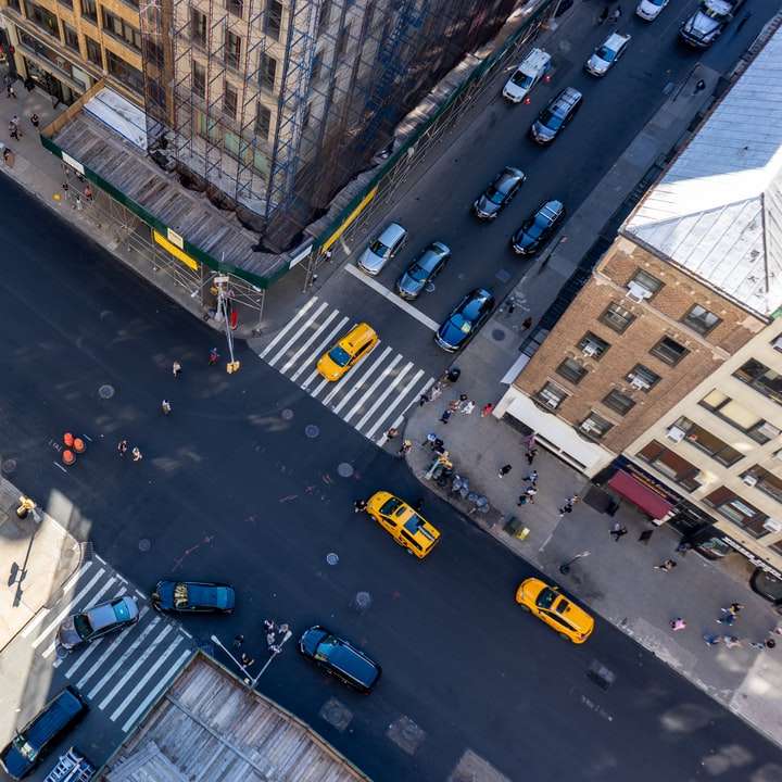 auto su strada in città durante il giorno puzzle online