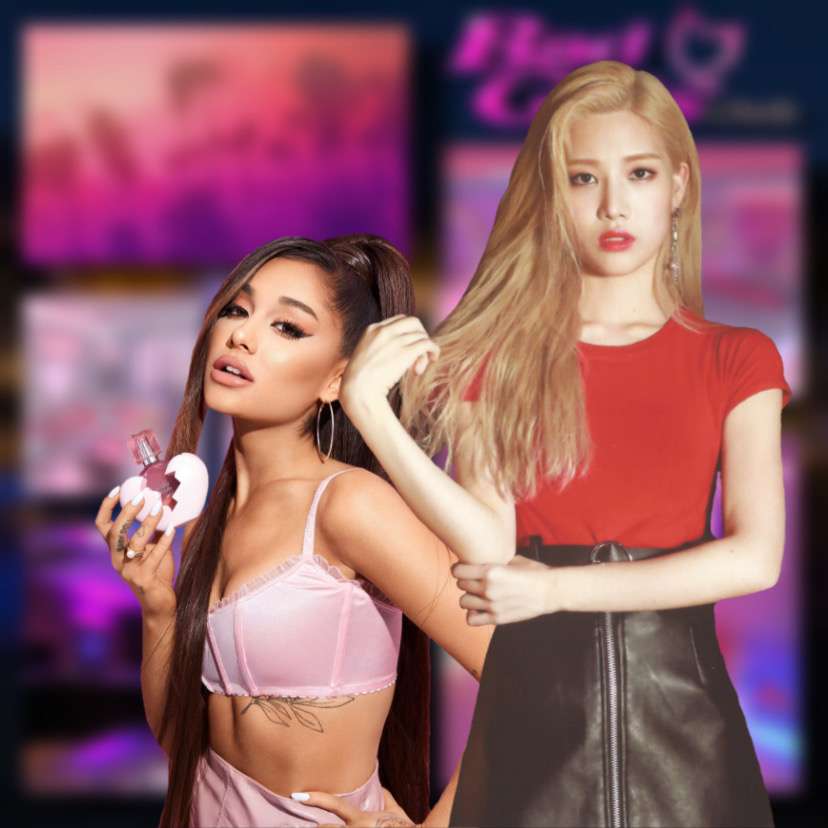 Ariana en Kim lip schuifpuzzel online