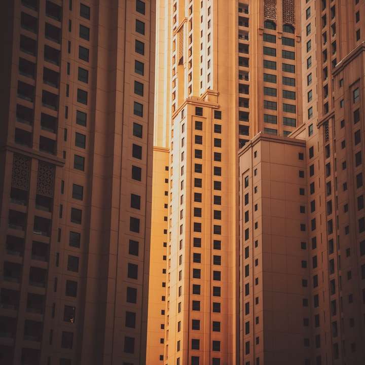 barna-fehér magas épület online puzzle