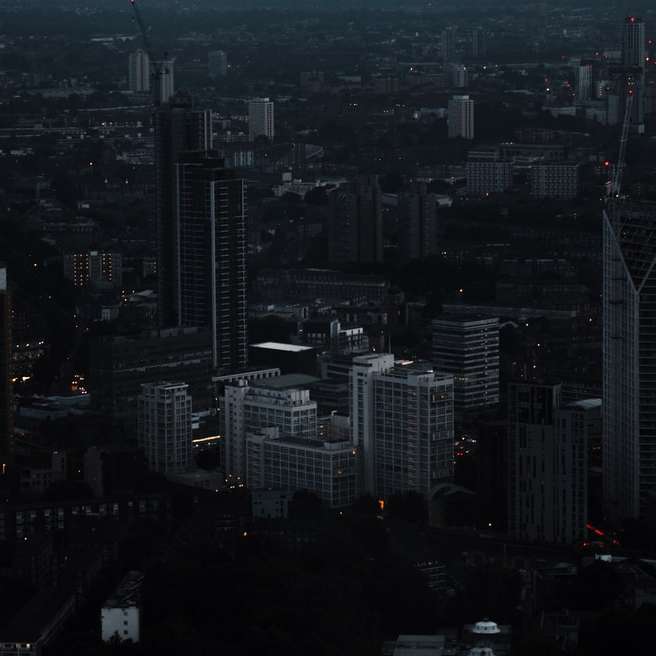 cityscape view of high-rise buildings sliding puzzle online