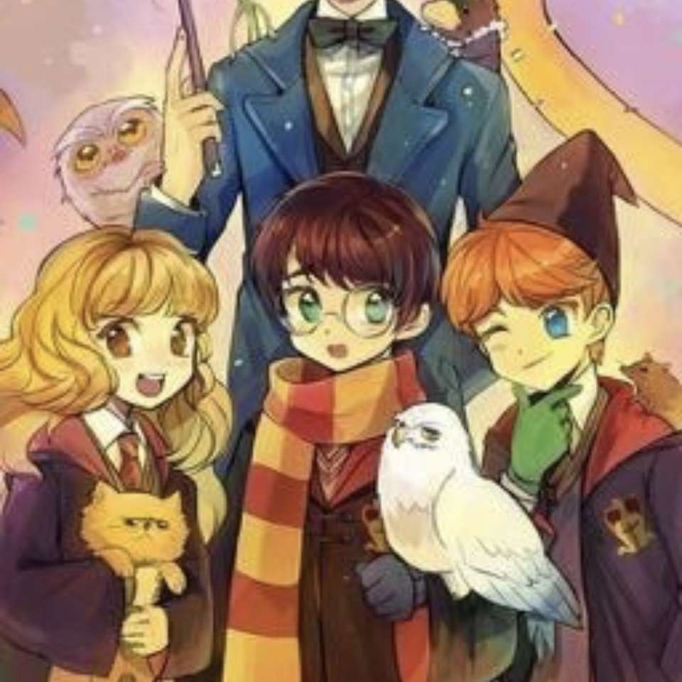 Newt and the Trio Fanart online puzzle