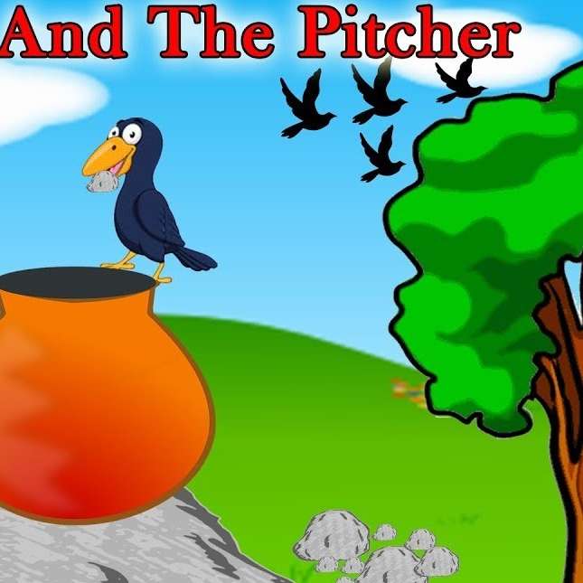 The Crow and the Pitcher online puzzle
