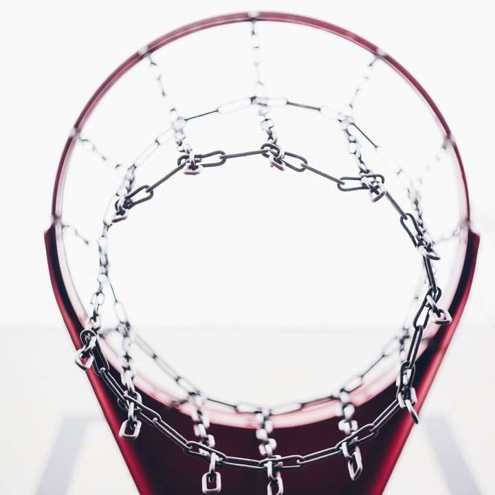 foto de ángulo bajo del anillo de baloncesto rompecabezas en línea