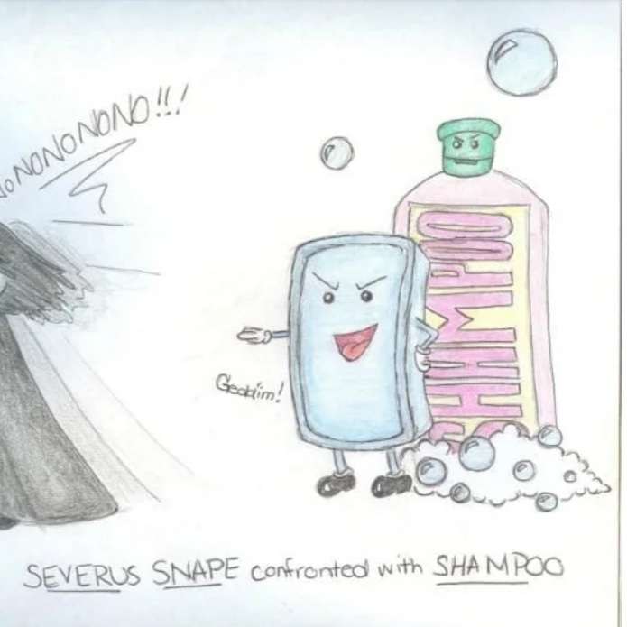 Snape und Shampoo Online-Puzzle