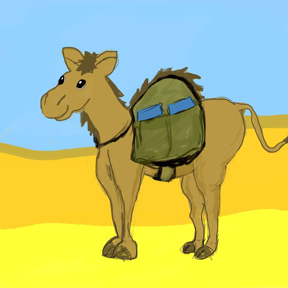 kamelpussel glidande pussel online