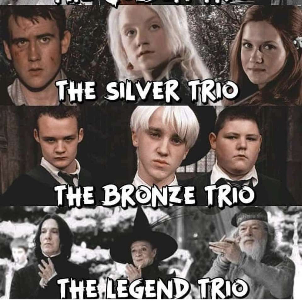 Trios av Harry Potter glidande pussel online