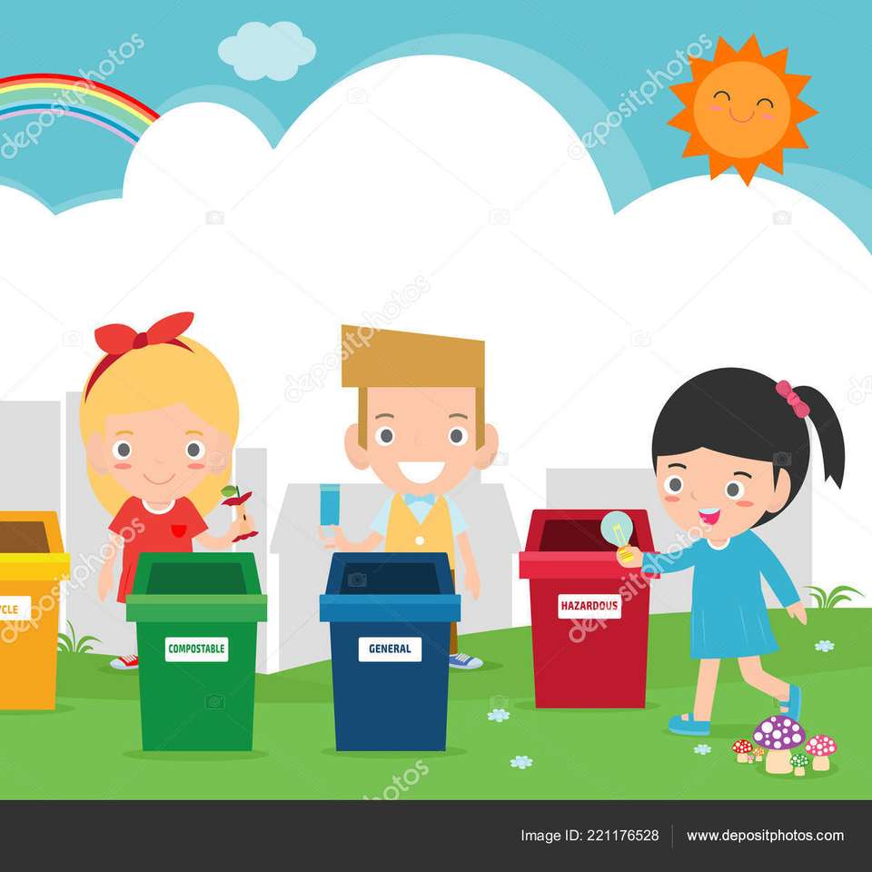 Рециклиране онлайн пъзел