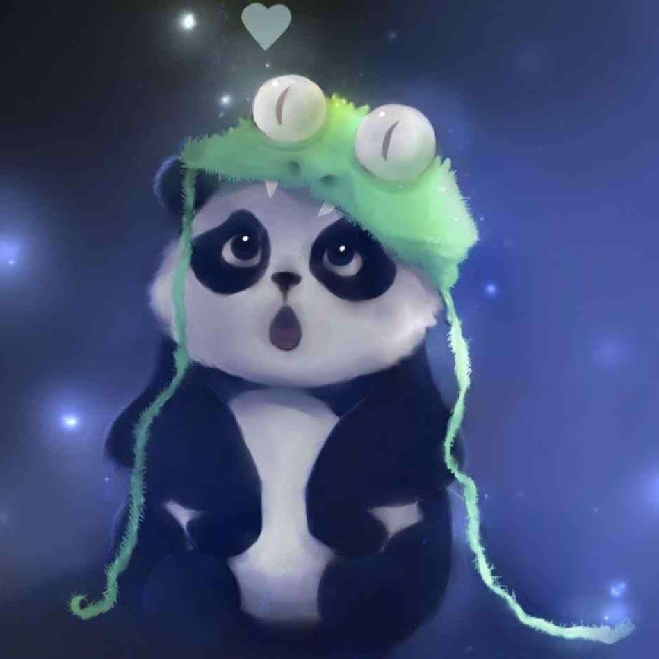 Χαριτωμένο Panda online παζλ