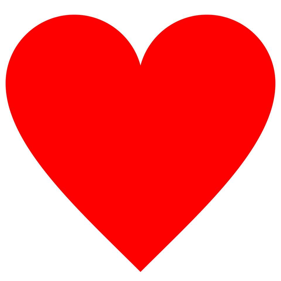 Icono de símbolo de corazón rompecabezas en línea